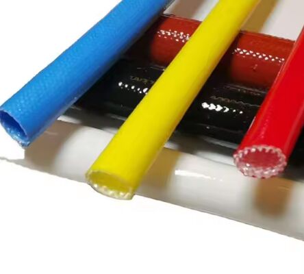 Nhiệt độ 200 °C Hộp sợi thủy tinh silicone với độ bền điện áp 1,5kV và khả năng chống lão hóa tuyệt vời để bảo vệ cáp