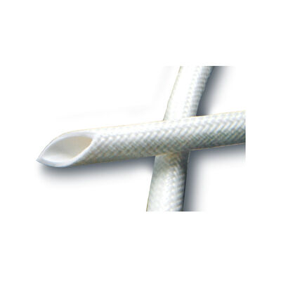 Giá tốt Excellent Tear Strength Silicone Fiberglass Sleeve 50mm Width Heat Resistant Insulation Sleeve Ideal for Cable Harness and Wire Protection trực tuyến