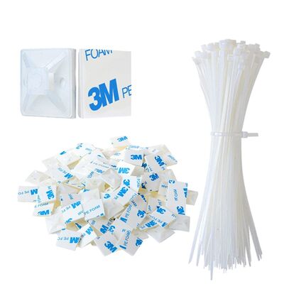 Giá tốt Longsan FC-28 Vải nylon dính gắn dây đai gắn dây cáp quản lý clip cho sử dụng công nghiệp trực tuyến