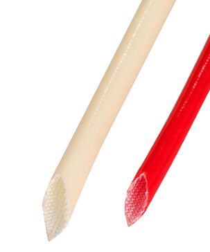 Giá tốt 50mm chiều rộng UL94V0 Khả năng cháy chống nhiệt Vỏ sợi thủy tinh silicone để bảo vệ dây điện trực tuyến