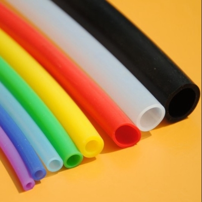 Giá tốt Ống cao su silicon mềm dẻo màu đỏ 1-7mm màu vàng trực tuyến
