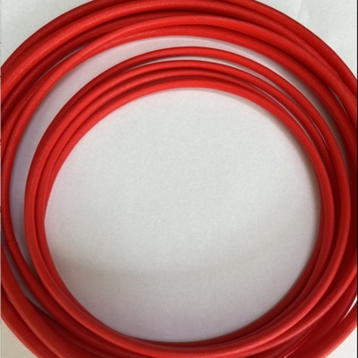 Giá tốt Cao su silicon màu đỏ tráng sợi thủy tinh Sleeving 3,5mm 12mm trực tuyến