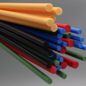 Giá tốt 3mm 5mm PTFE rỗng Thanh đúc Teflon Graphite Thanh ép đùn trực tuyến